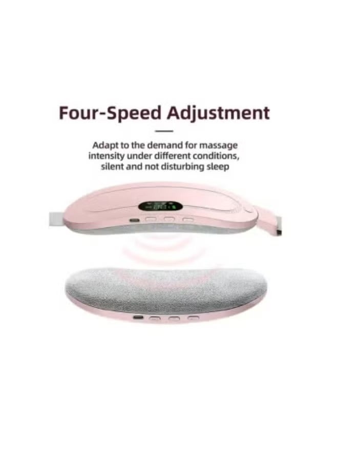 GENNEXT Portable Heating Pad for Women and Girls – Menstrual Cramp Relief and Lower Back Pain Therapy Belt – 3-Level Adjustable Heat + 4-Speed Vibration Massage – Rechargeable, Lightweight, Comfortable Design – Fast Soothing Period Pain Relief Solution - Image 2