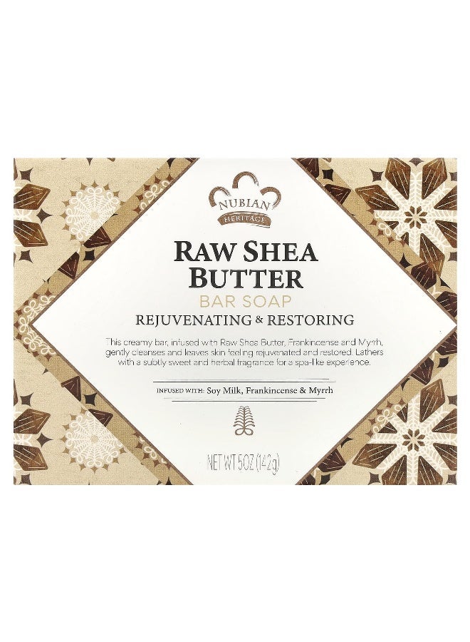 Nubian Heritage Nubian Heritage, Raw Shea Butter Bar Soap, 5 oz (142 g) - Image 1