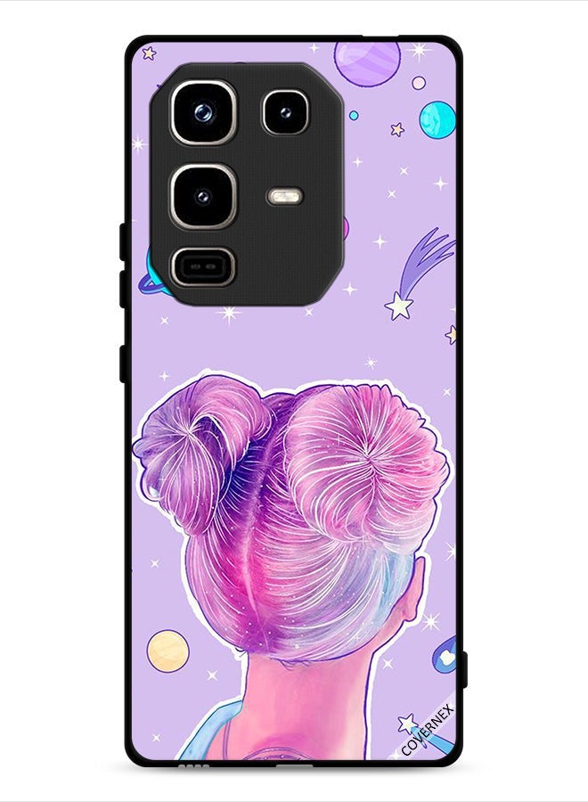Covernex Infinix Note 50 Pro 4G Protective Case Cover Girl And Space Stars Art - Image 1