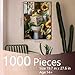 Tucocoo Funny Frog on Toilet 1000 Piece Puzzle for Adults Big Eyed Frog Reading Newspaper Jigsaw Bathroom Decor with Sunflowers Whimsical Animal Puzzles for Men Women Family Challenging Unique Puzzle Gift - Image 4