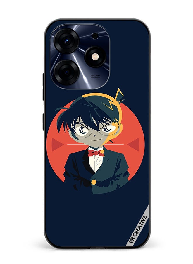 VR CREATIVE Protective Case Cover For Tecno Spark 10 Pro Detective Conan Character Design Multicolour - Image 1