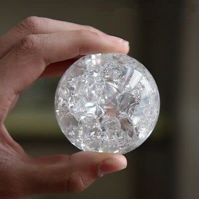 CHRONIKLE Beautiful Spherical Crack Design Water Fountain Ball for Home Decor Gifts (Size: 5 x 5 x 5 CM | Weight: 200 Gram) - Image 2