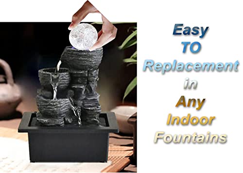 CHRONIKLE Beautiful Spherical Crack Design Water Fountain Ball for Home Decor Gifts (Size: 5 x 5 x 5 CM | Weight: 200 Gram) - Image 3