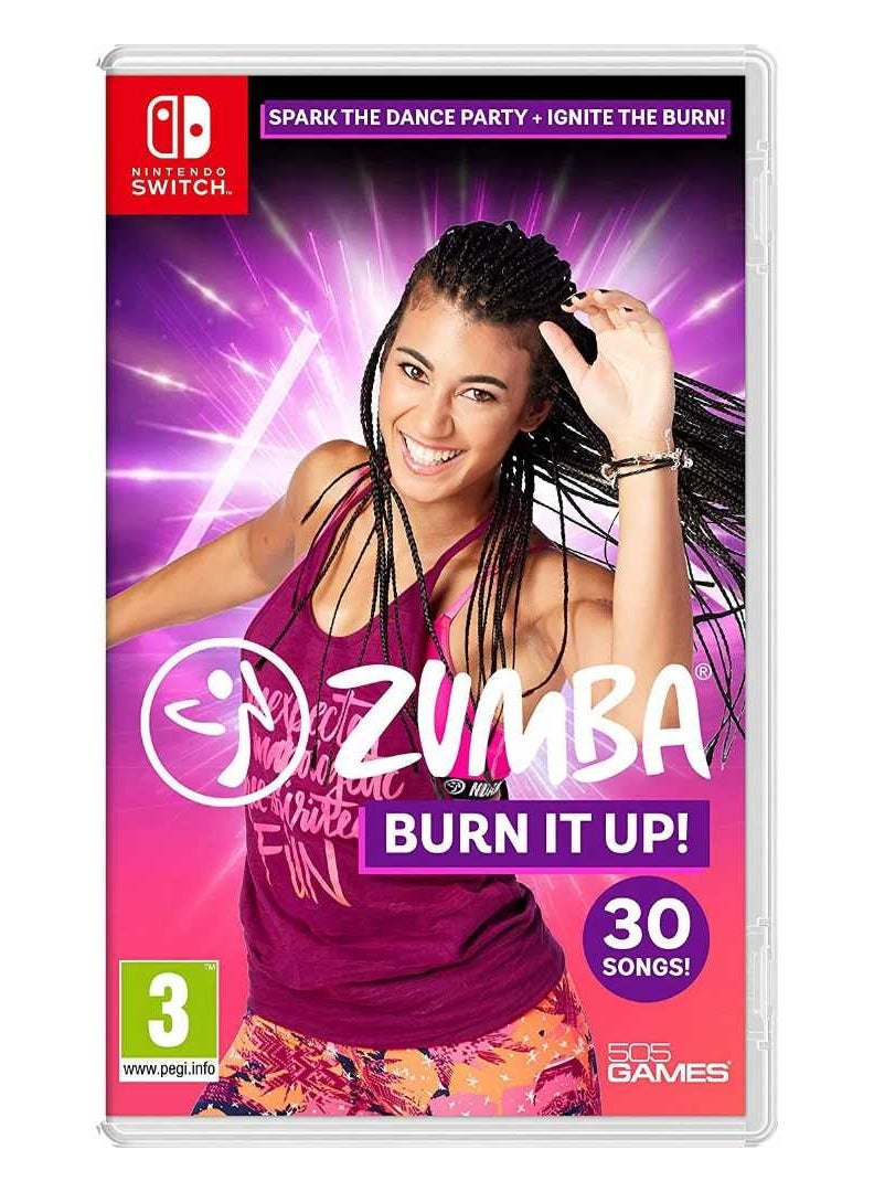 سويتش 0 Zumba Burn It Up! على نينتندو سويتش – 30 أغنية رياضية راقصة لحرق السعرات بمرح - Image 1