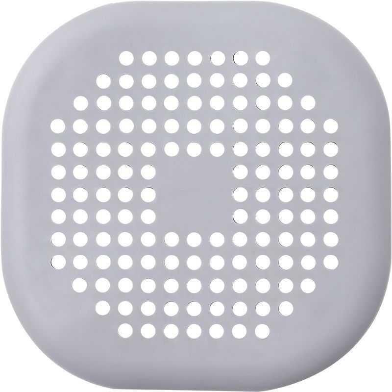 Sewer floor drain plug with suction cup floor drain pad kitchen bathroom anti-blocking hair filter Ash - Image 2