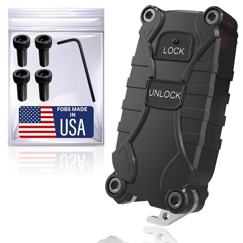 Dubbs Hardware Toyota Key Fob Case Replacement for 4Runner 1992-2009, Tundra 2004-2006, Highlander 2004-2007, Rav4 2004-2005, FJ Cruiser 2007-2008 - (Black, 2 Button) - Image 1