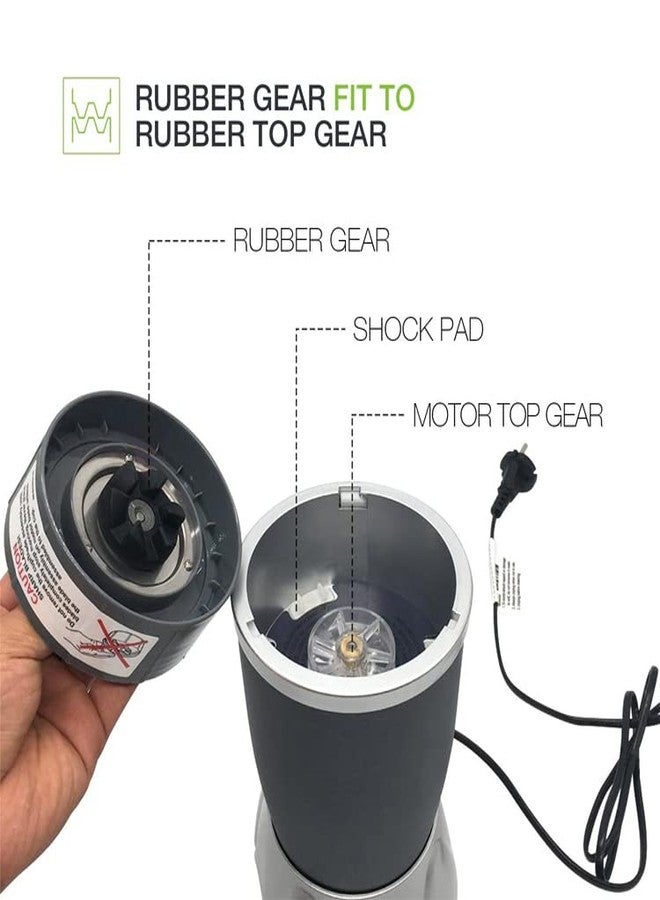 جويستار قطعتان بديلتان مُحسّنتان من جويستار لشفرة استخلاص كروس برو مع حصيرة مطاطية، متوافقة مع خلاط نوتري بوليت NB102 من سلسلة 900 واط وسلسلة NB101/NB101B/NB101S من سلسلة 600 واط - Image 5