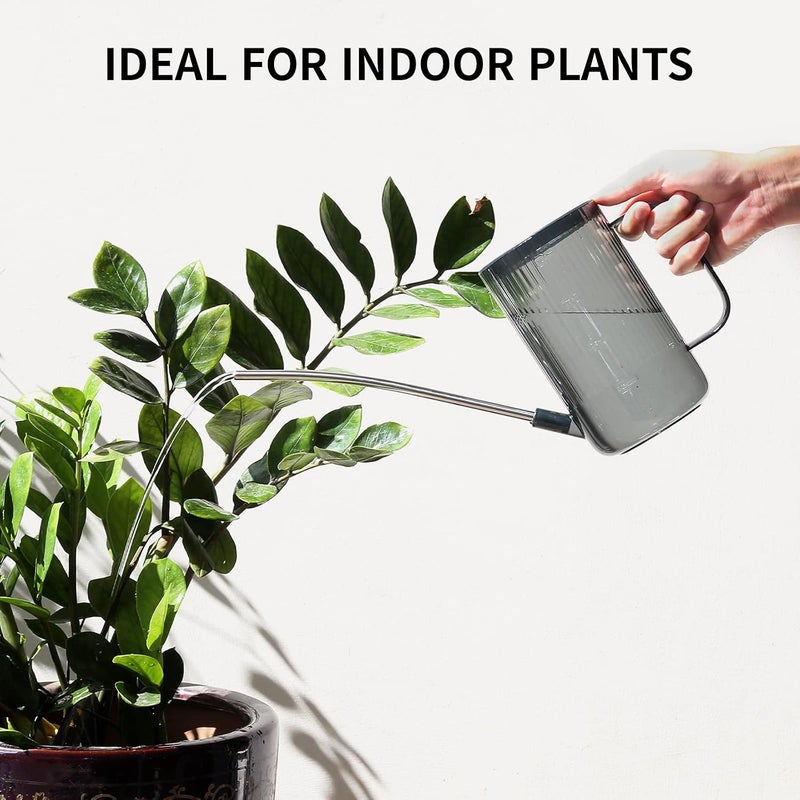 ONEDONE Watering Can Indoor Plants, Small Watering Can 34oz Long Spout Watering Can for Indoor House Plants Outdoor Garden Flowers w Spray Bottle, Squeeze Bottle - Image 2