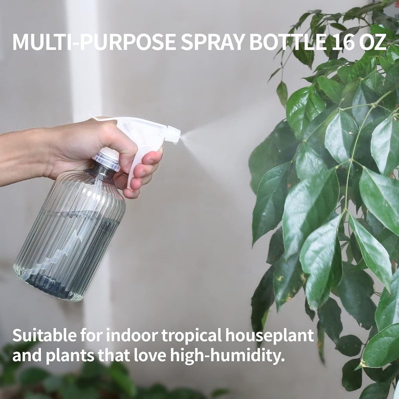 ONEDONE Watering Can Indoor Plants, Small Watering Can 34oz Long Spout Watering Can for Indoor House Plants Outdoor Garden Flowers w Spray Bottle, Squeeze Bottle - Image 4