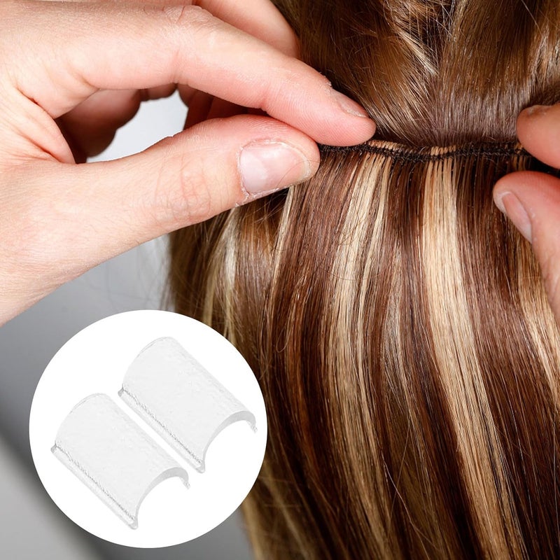 BETOOKY 100pcs Hot Melt Keratin Adhesive Pellets for Hair Extensions White Keratin Glue Beads for Hot Fusion Bonding in Professional Hair Styling - Image 4
