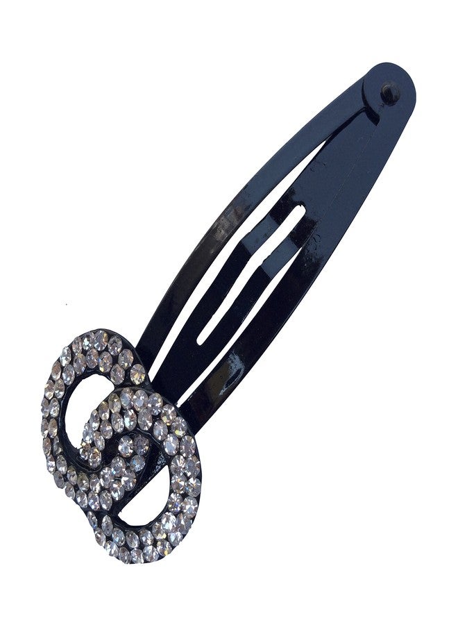 FURE Infinity Rhinestone Snap Hair Clip - Image 1