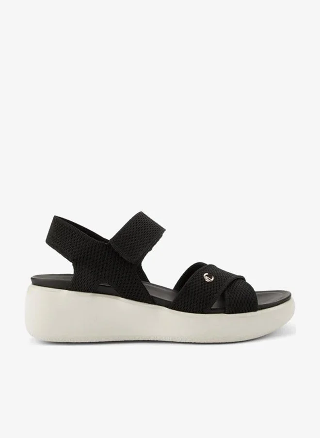 Le Confort Women Cross Strap Flyknit Sandals