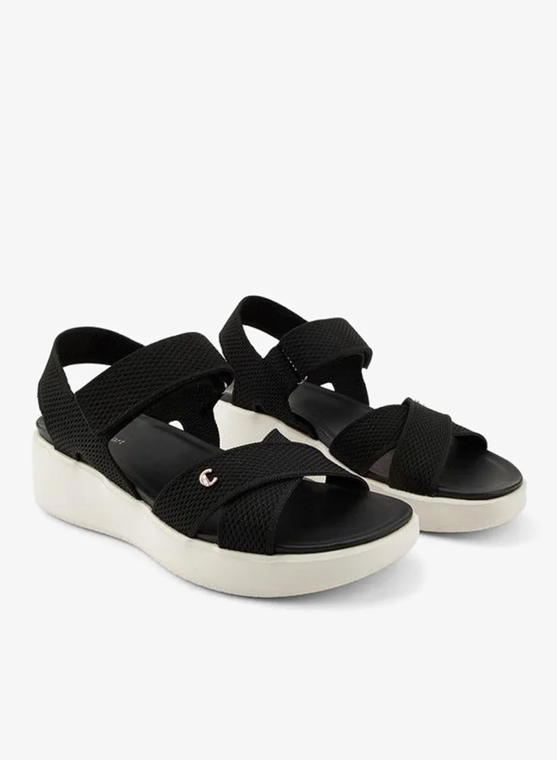Le Confort Women Cross Strap Flyknit Sandals