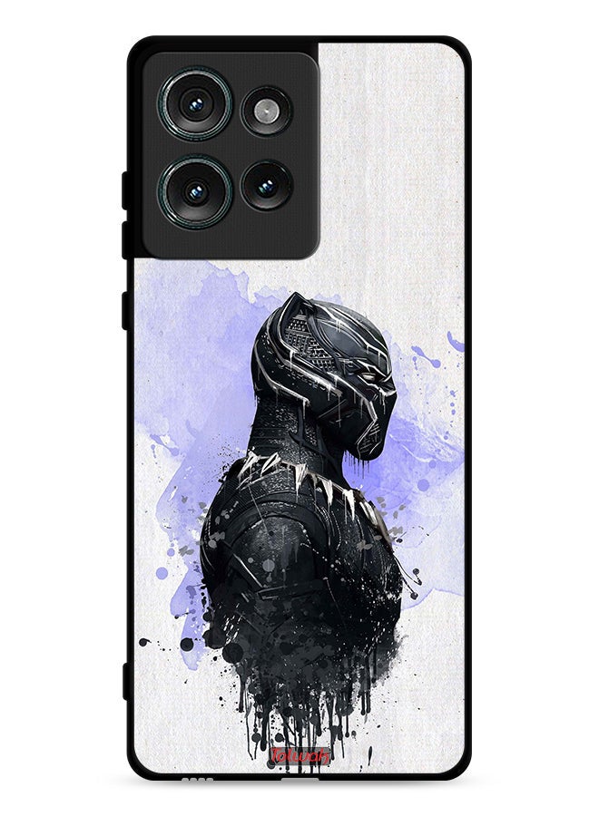 Tolwak Motorola Edge 50 Protective Case Cover Black Panther - Image 1