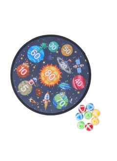 Thoraya Astral Kids Dart Board Game Funny Parent Child Interaction Planet Dartboard with Adhesive Ball for Indoor Outdoor  - Image 3