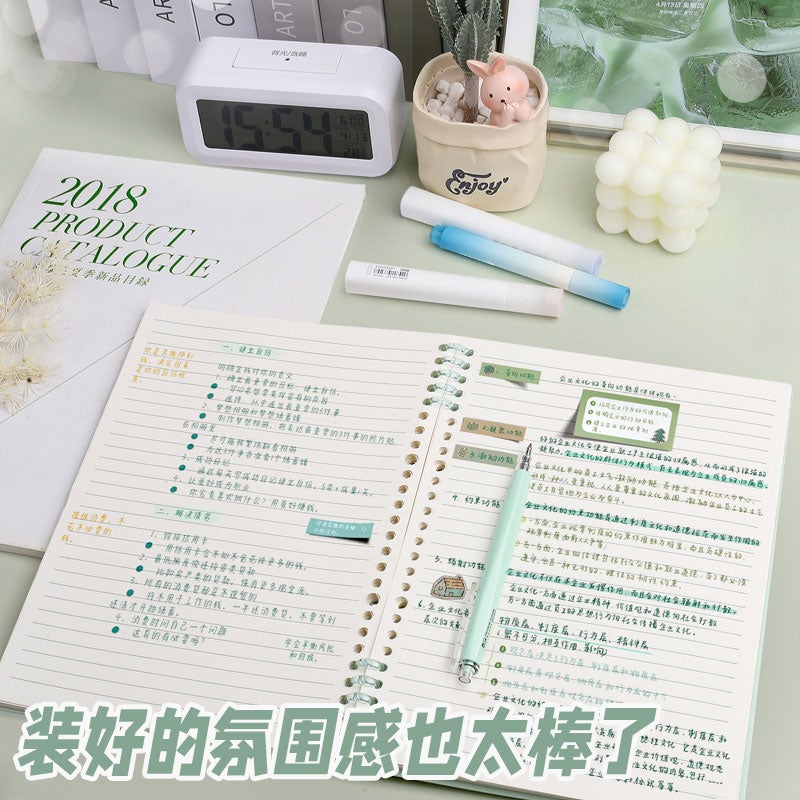 B5 Hand-Free Loose-Leaf Notebook Detachable Blank Notebook A4 High School Students Coil Book High Color Value Junior High School Students - Image 4