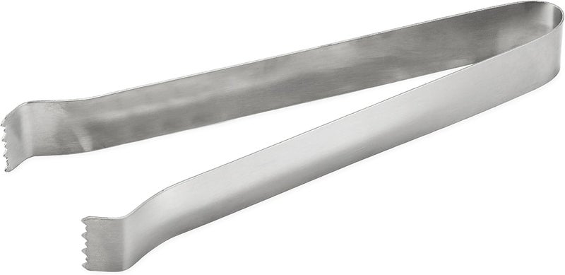 True Ice Tongs, Stainless Steel Ice Tongs for Cocktails, Bar Tools, Dishwasher Safe Serving Tools, 6 Inch Metal Tongs, Set of 1 - Image 1