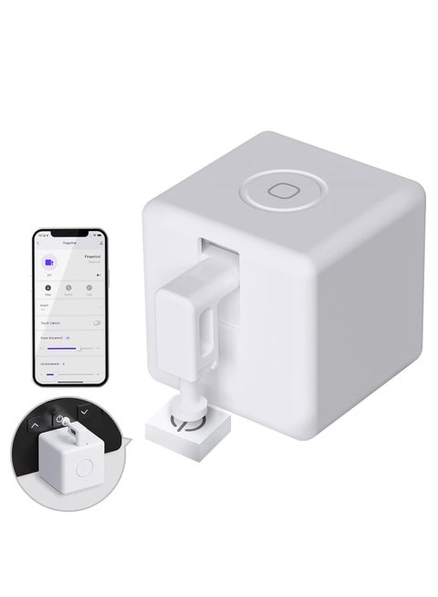 Fingerbot Smart Switch on Pusher No Wiring Bluetooth App or Timer Control Add fingerBot Hub Mini to Make it Compatible with Alexa or Google Home or IFTTT
