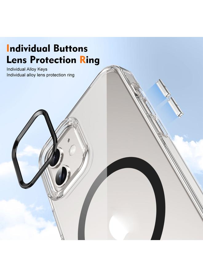 اس-توب جراب هاتف iPhone 12 Ice Feel HD شفاف MagSafe PC بتغطية كاملة - Image 3