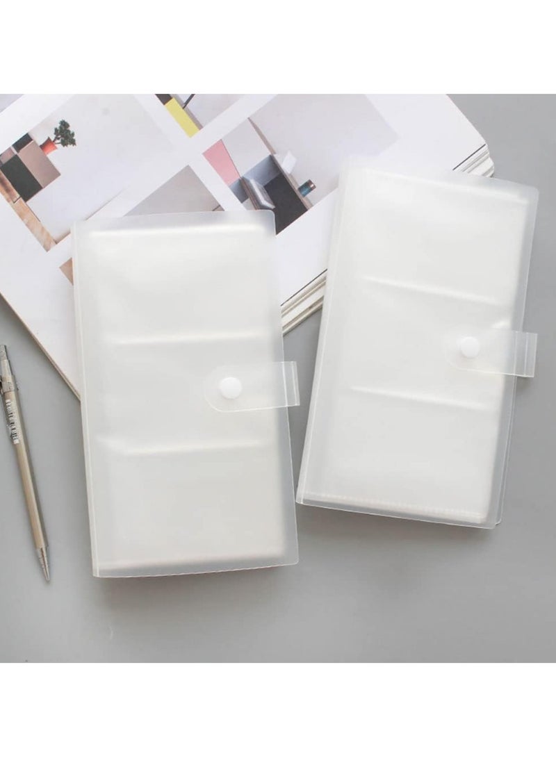 Kelesa حامل بطاقات عمل شفاف 120 فتحة شفاف - Image 2