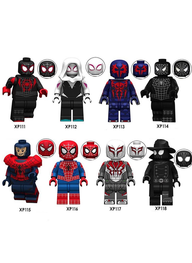 SPIDERMAN 8-Piece Spider-Man Series Building Blocks Minifigures Model Toys Suitable For Boys Gifts Bag Pack  - Image 1