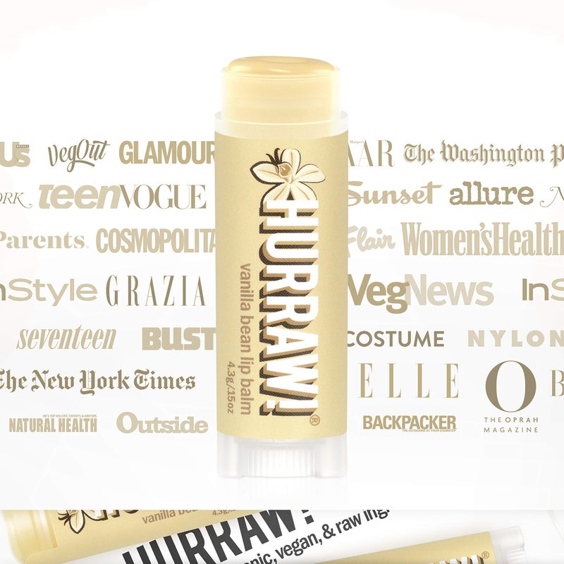 Hurraw! Vanilla Bean Lip Balm, 3 Pack: Organic, Certified Vegan, Cruelty and Gluten Free. Non-GMO, 100% Natural Ingredients. Bee, Shea, Soy and Palm Free. Made in USA - Image 4
