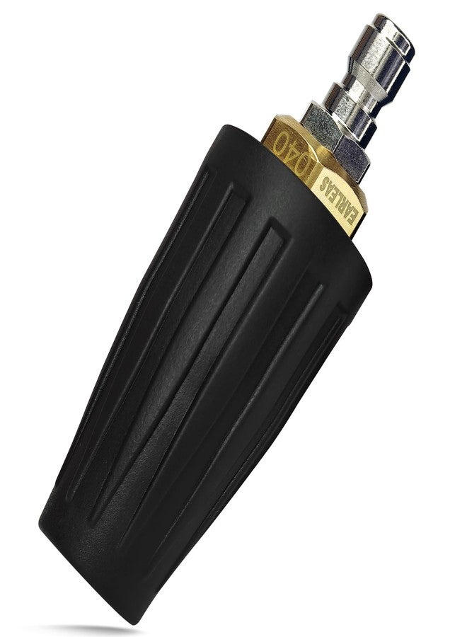 EARLEAS 4500 PSI Universal Turbo Pressure Washer Nozzle, 1/4-Inch Quick Connect, Orifice Size 4.0 - Image 1