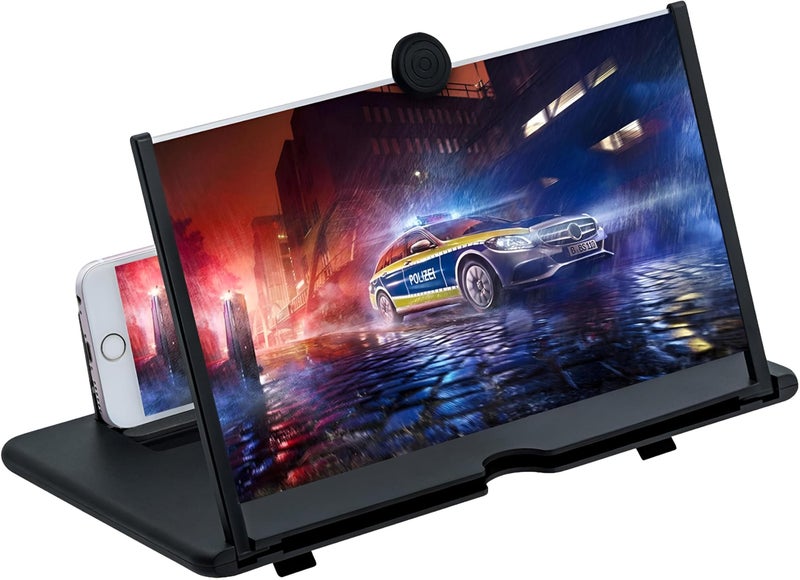 Creative Stand - Multi-Functional Phone Holder and Screen Magnifier Combo - Offers Comfortable Viewing Angles for Videos and Presentations - Sleek and Light - Image 1