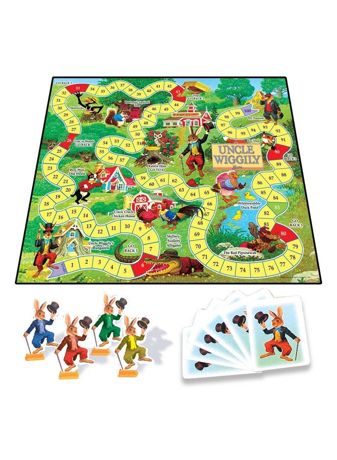 Winning Moves Uncle Wiggily by Winning Moves Games USA, The Classic Child's First Reading Game, for 2 to 4 Players, Ages 4+ - Image 2
