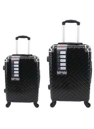 Set Of 2 Luggage Trolleys - 55cm (Cabin) & 65cm (Check-In) Hardsided Suitcase With In-Built TSA Lock and Spinner Wheels | Material: Polycarbonate + ABS | Carry on Luggage - pzsku/ZF281482CDFA661B6B264Z/45/_/1732421753/c0faf82c-b90b-4dea-bcc1-7f4856297009