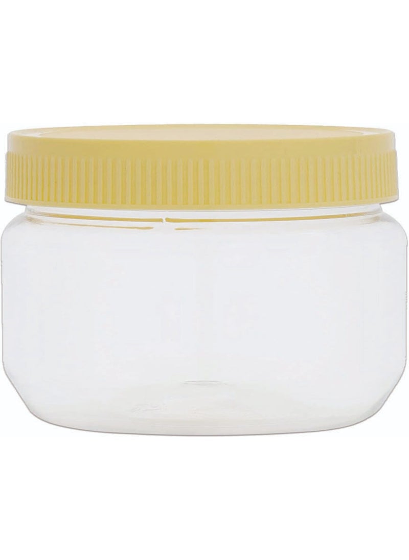 XPO Plastic Pet Transparent Jar 50ml 6 Pieces - Clear Container Kitchen Box  - Image 1