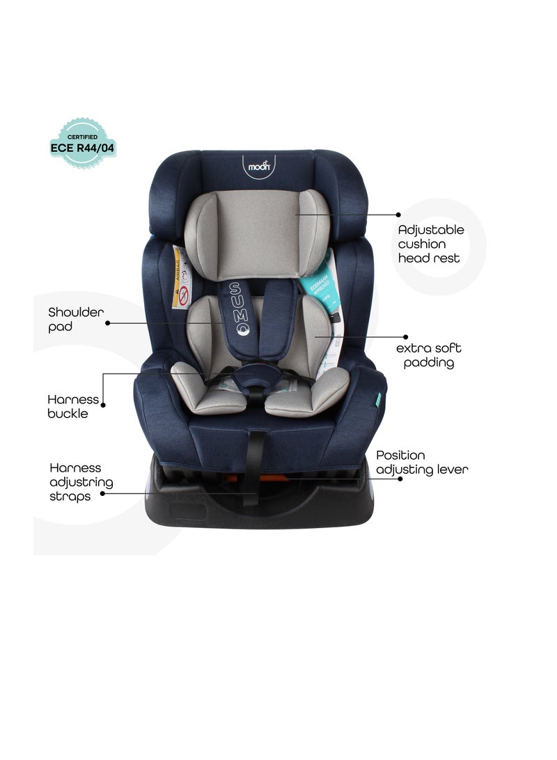 Moon Infant Car Seat Suitable From Birth to 6 Years Navy Blue 0-25 Kg - Image 4