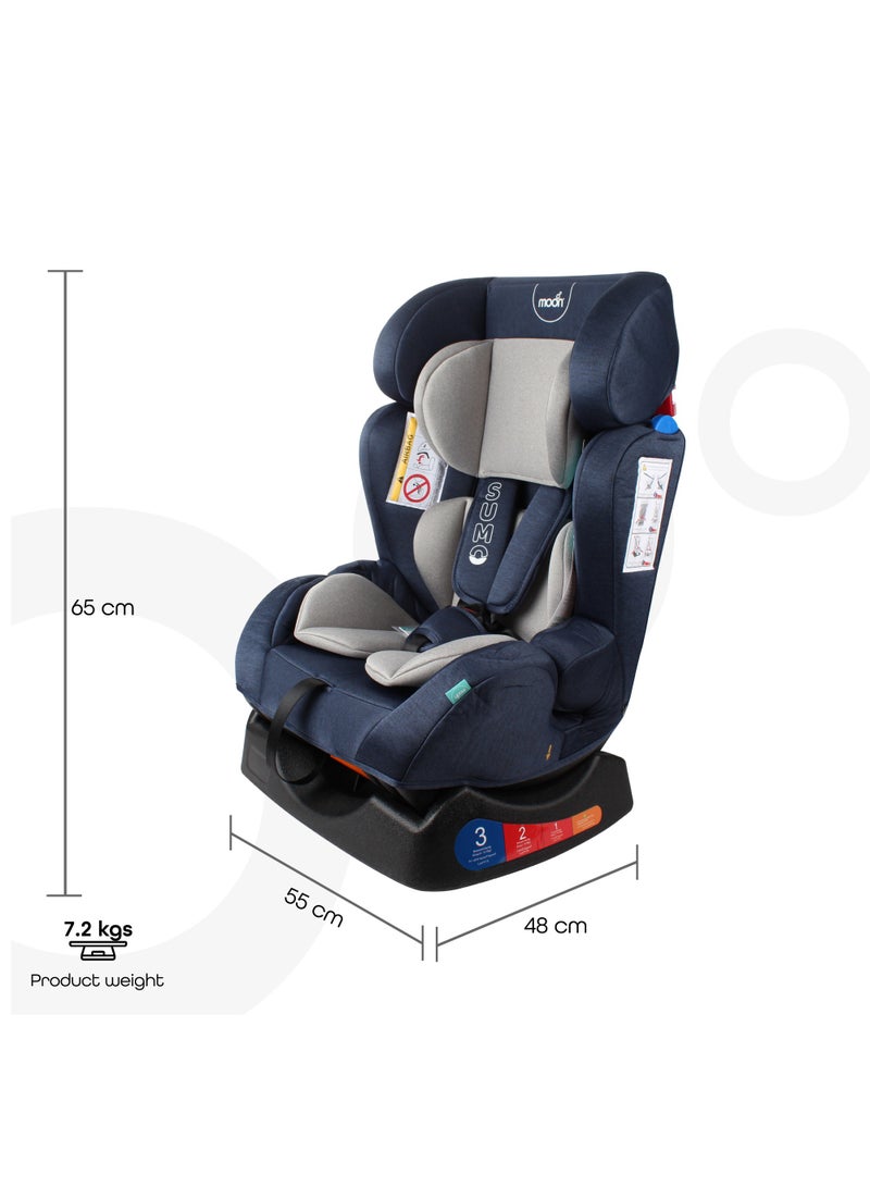 Moon Infant Car Seat Suitable From Birth to 6 Years Navy Blue 0-25 Kg - Image 3