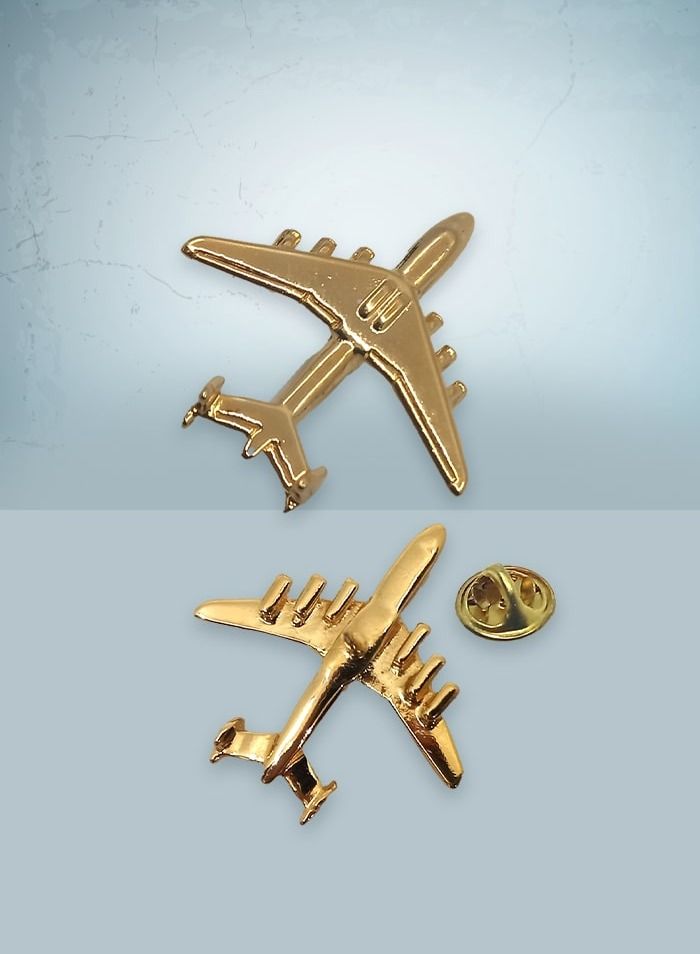Fighter Gifts AN-225 Pin Gold - Image 2