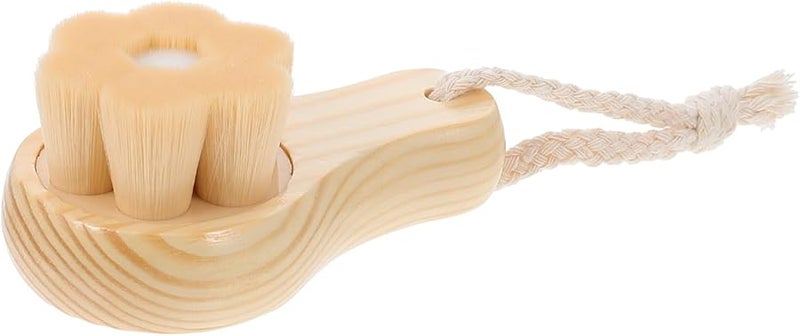 Portable Facial Cleansing Brush Soft Fiber for Daily Travel Gym Use - Image 1