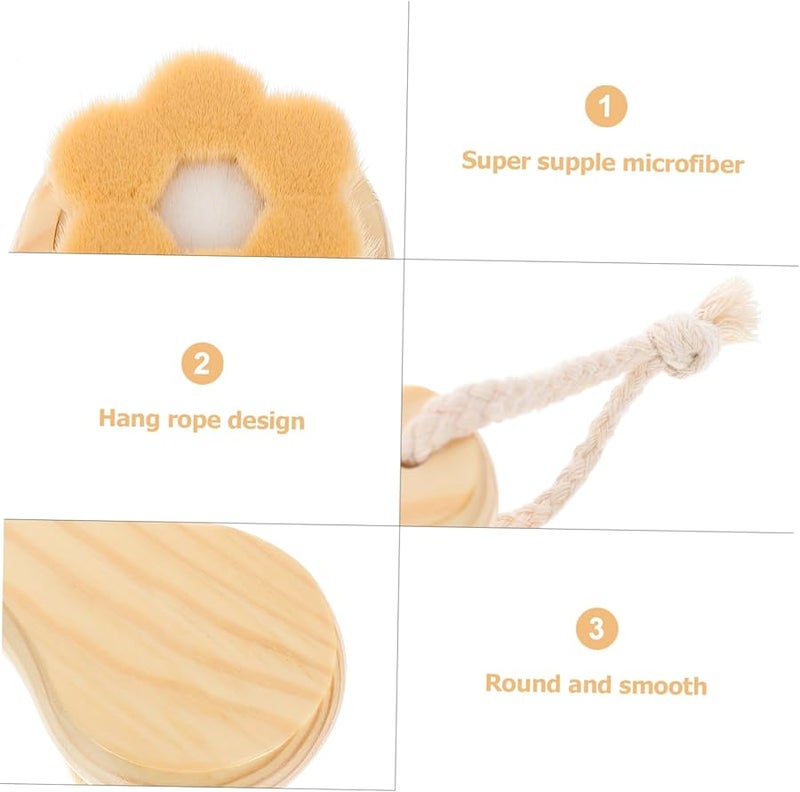 Portable Facial Cleansing Brush Soft Fiber for Daily Travel Gym Use - Image 3
