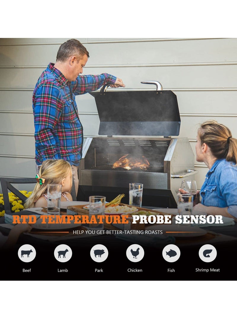 Large Replacement RTD Probe Compatible with Rec Tec/Recteq Wood Pellet Grills, Temp Probe Sensor for RT-590, RT-680, RT-700, RT-CMG Beast, RT-TMG Chuckwagon - Image 3