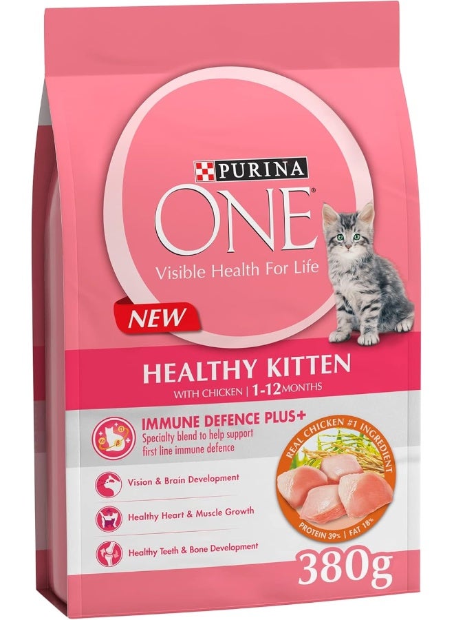 PURINA ONE نشط للقطط الصغيرة دجاج 380غ - Image 1