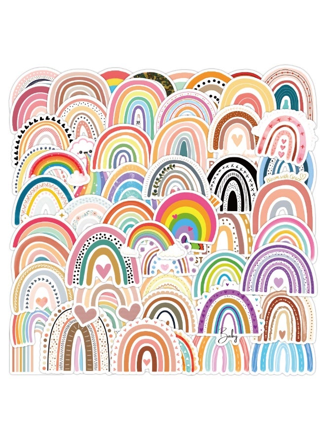 NIBEMINENT 60 Pcs Color Deco Kit Waterproof Stickers, High Definition Printing Bright Colors, Suitable for Laptop Skateboard Luggage Water Bottle Guitar DIY - Image 2