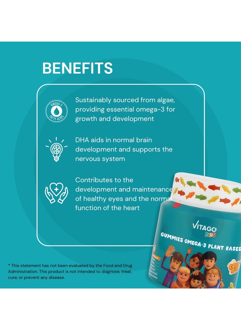 Kids Omega-3 Gummies Plant-Based  - 60 Gummies