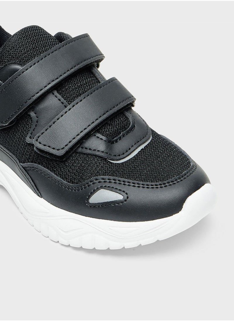 LBL by Shoexpress - Kids Low Top Velcro Sneakers - Image 1