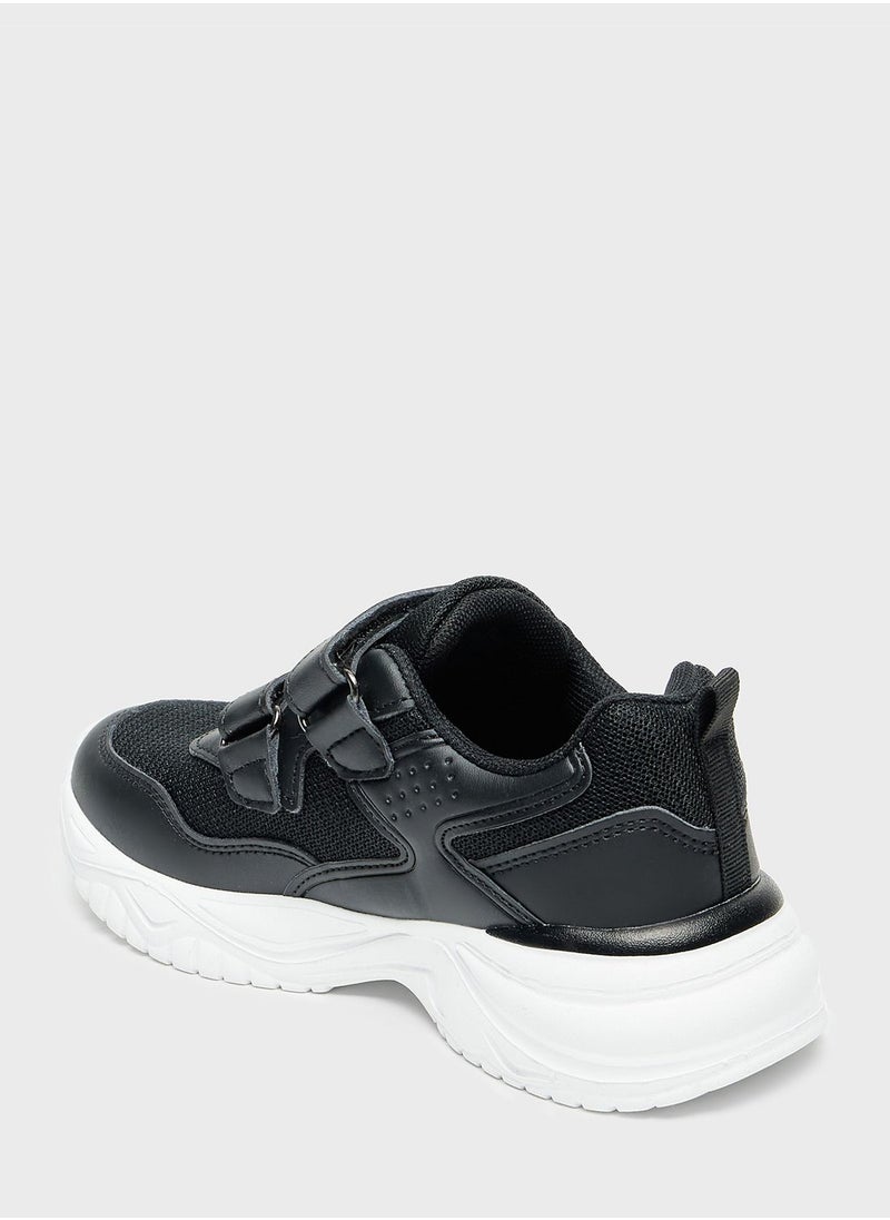 LBL by Shoexpress - Kids Low Top Velcro Sneakers - Image 1