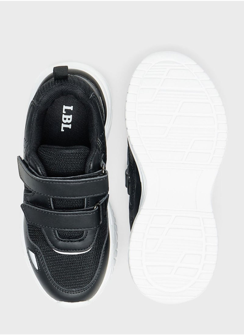 LBL by Shoexpress - Kids Low Top Velcro Sneakers - Image 1