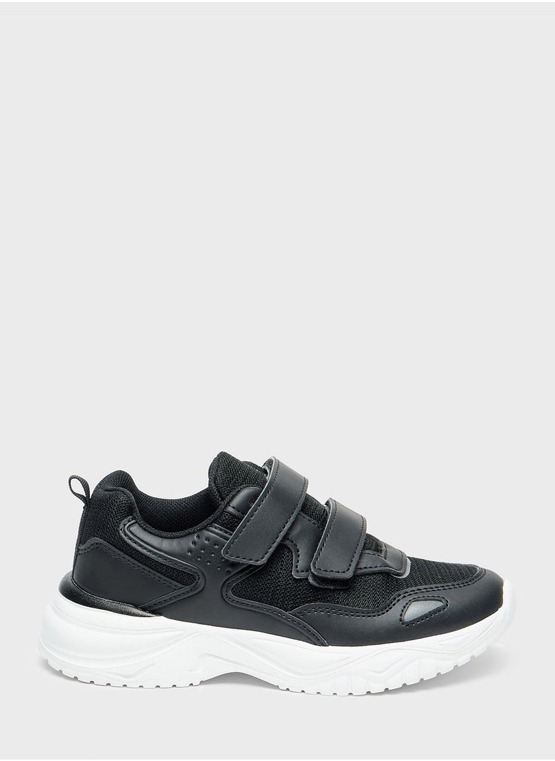 LBL by Shoexpress - Kids Low Top Velcro Sneakers - Image 1