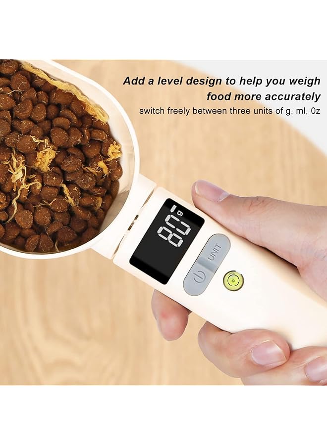 Excefore Rechargeable Food Measuring Spoon   Versatile Digital Food Scoop For Kitchen And Pet Use, Precise And Detachable, Weighs 1G To 800G, Supports Units G/Oz/Ml - Image 3