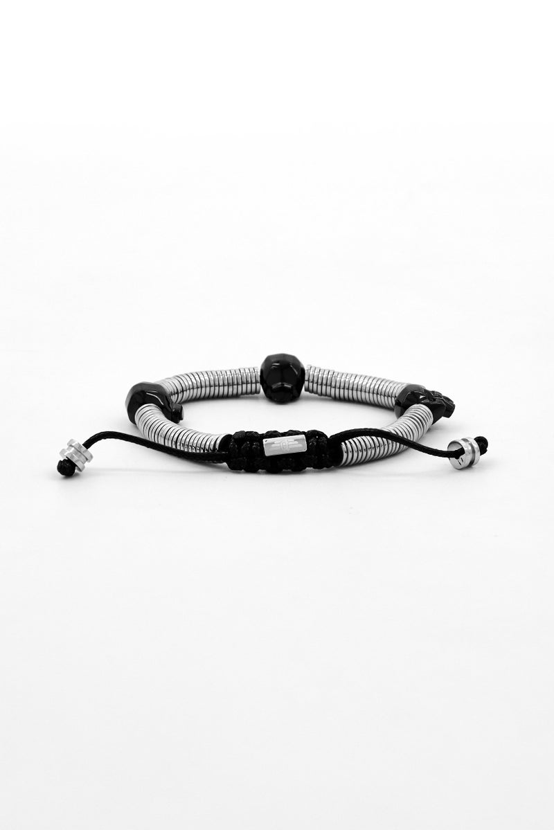 POLICE Men Stainless Steel Fashionable Bracelet, Silver - Image 3