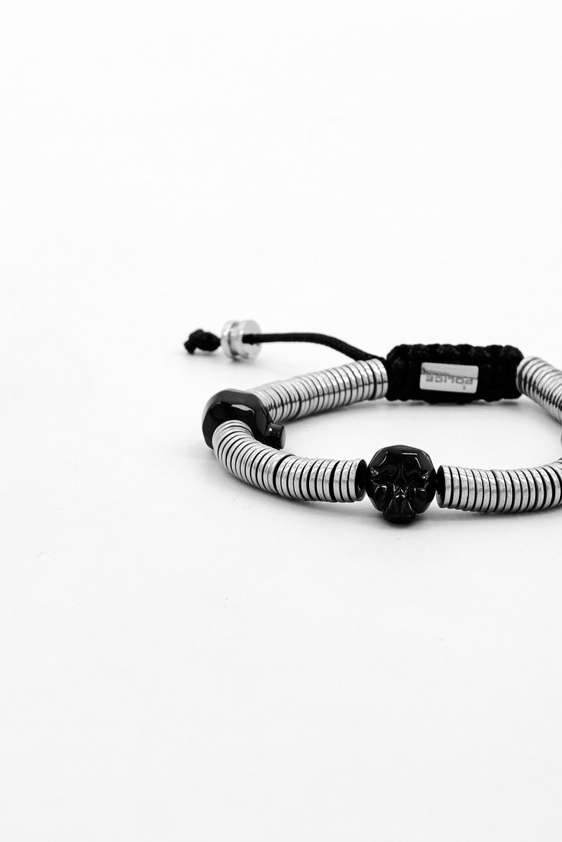 POLICE Men Stainless Steel Fashionable Bracelet, Silver - Image 4