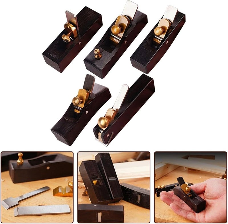 Mini Wood Planer Hand Tool With Polished Steel Blade For Burr Free Wood Finishing 8X2x2 2 Cm - Image 5
