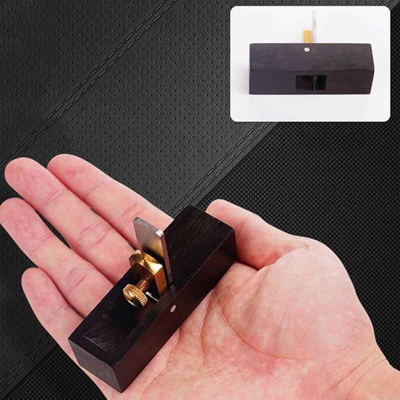Mini Wood Planer Hand Tool With Polished Steel Blade For Burr Free Wood Finishing 8X2x2 2 Cm - Image 4