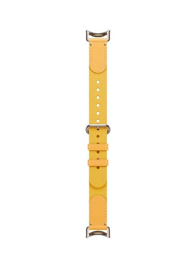Xiaomi Band Braided Strap Compatible With Band 8 BHR7305GL, Yellow - Image 1
